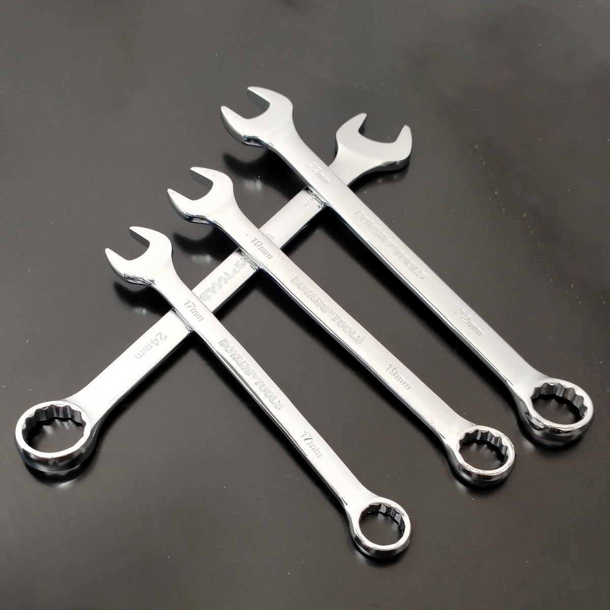 Wholesale Tools: Mirror Finish Dual-Purpose Wrench, Open-End Wrench, Hardware 6-85mm, Auto Repair and Maintenance, Double-Headed