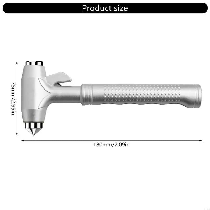 Solid Car Emergency Safety Hammer Escape Tool Car Window Breaker Seat Belt Cutter Multifunctional Escape Tools Car Accessories