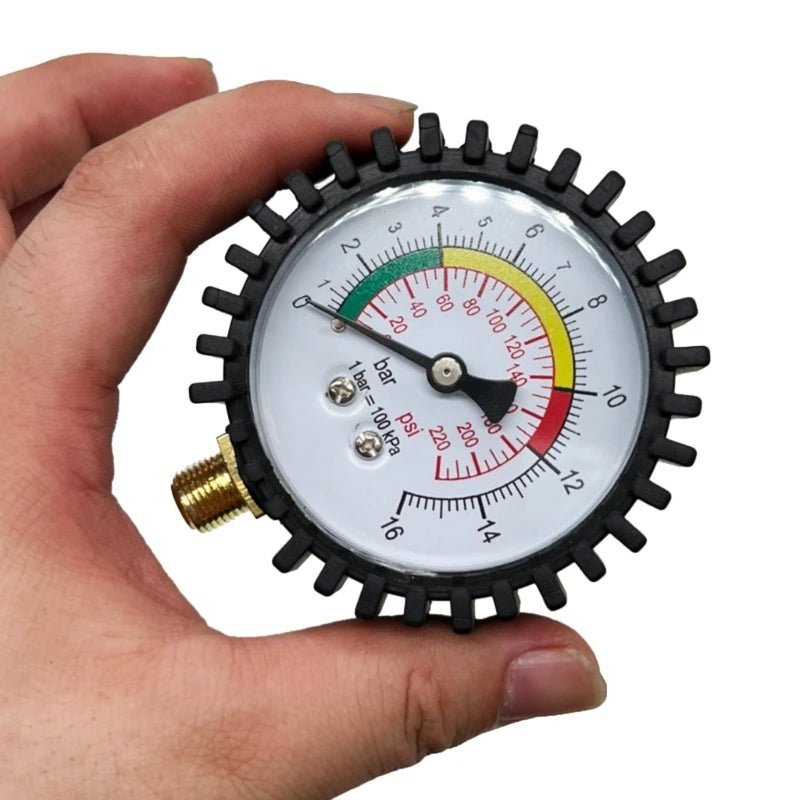 Tire Pressure Gauge 0-220psi Professional Accuracy Heavy Duty Air Pressure Gauge for Bike Motorcycles for Cars Trucks