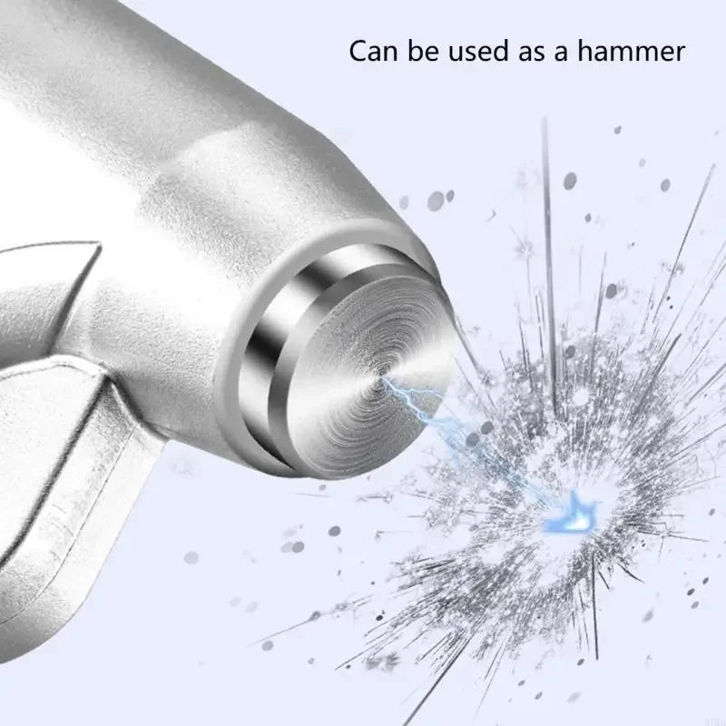 Solid Car Emergency Safety Hammer Escape Tool Car Window Breaker Seat Belt Cutter Multifunctional Escape Tools Car Accessories