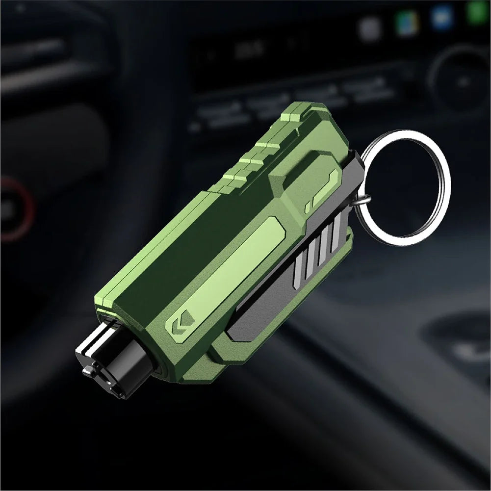 2-in-1 Car Emergency Hammer: Window Breaker & Seatbelt Cutter – Portable Safety Rescue Tool for Auto Escape