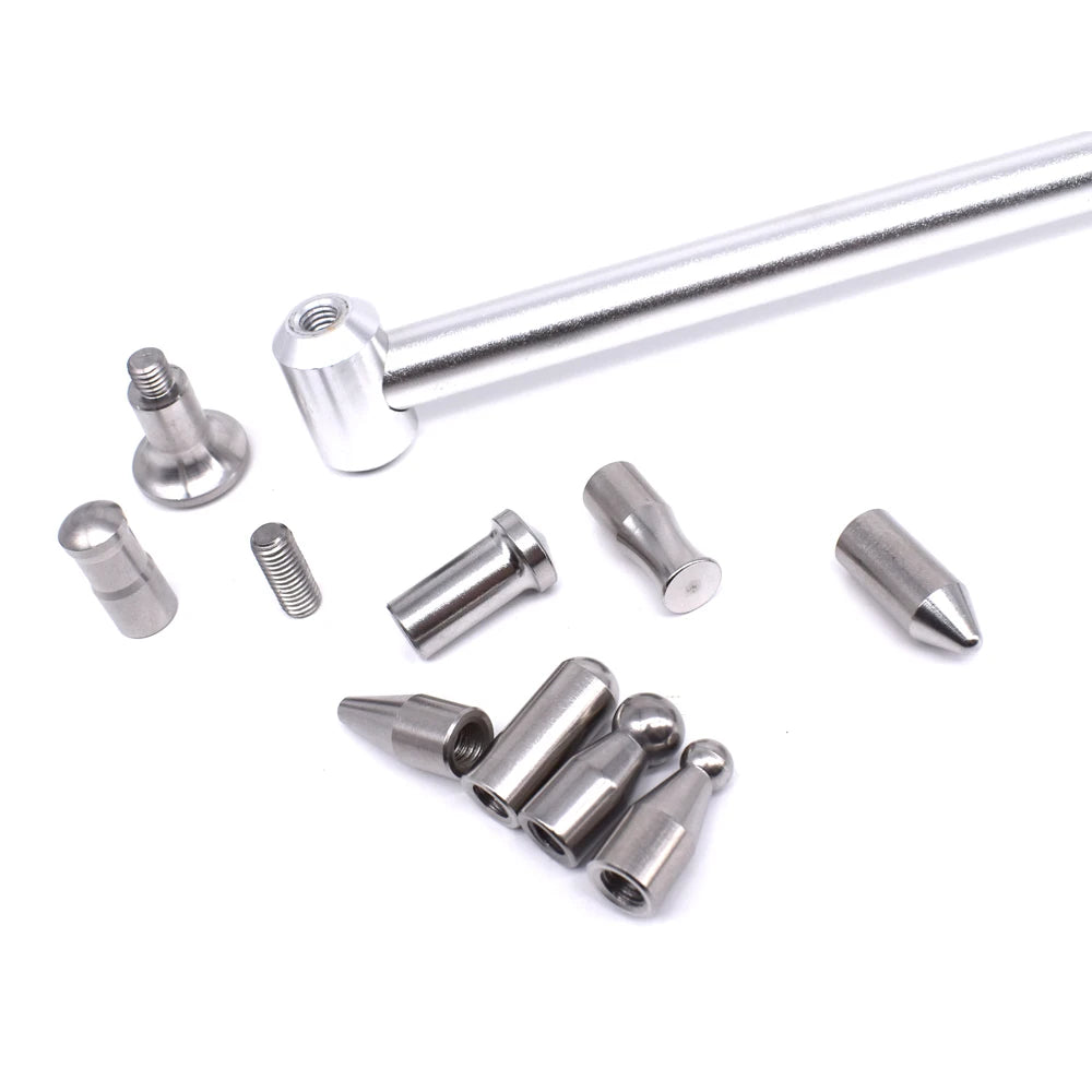 P-d-r Repair Tools Set Tap Down 9 Heads Metal Hammer Car Paintless Dent Tool
