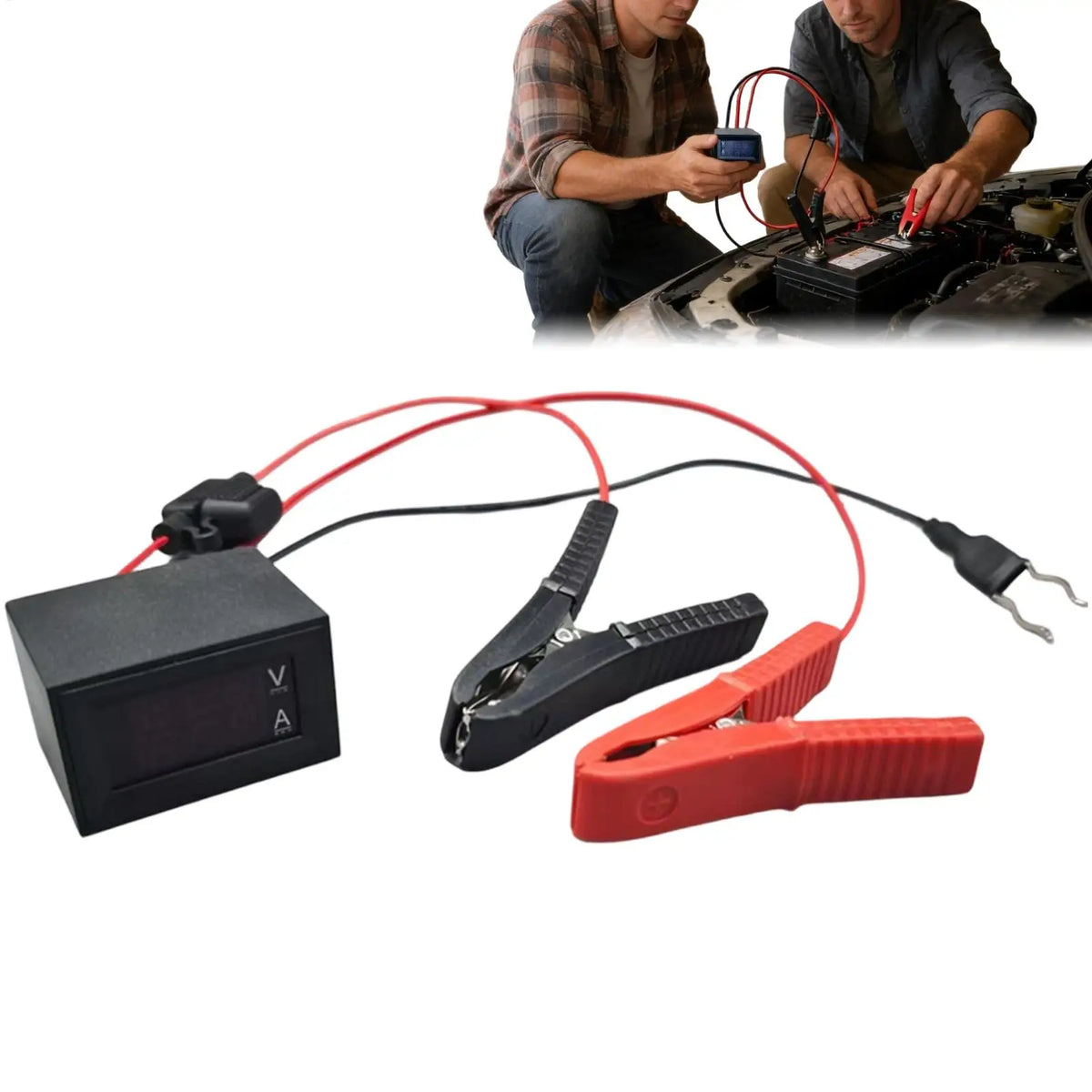 Car Current Diagnostic Tool Battery Tester Automotive Automobile Circuit Leakage Detector for Trailer Truck Sedan Home Garage