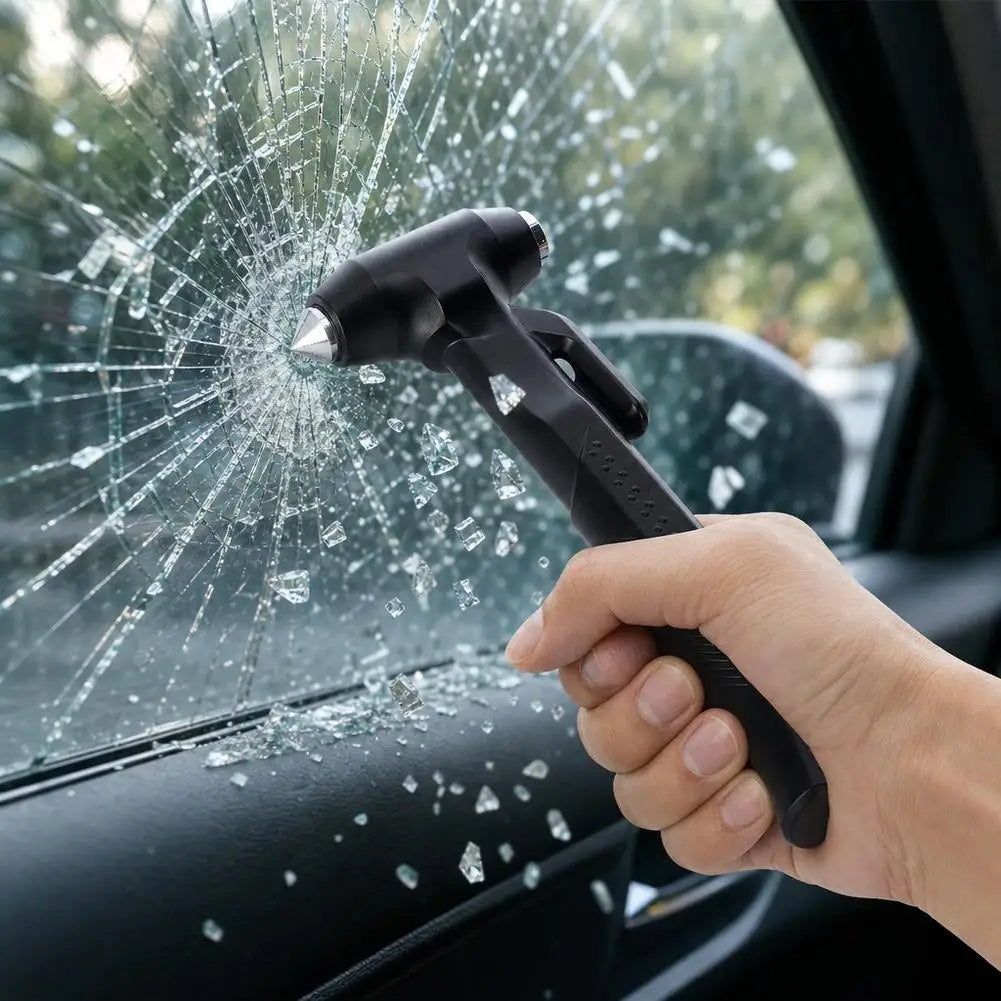 Car Safety Hammer Emergency Escape Tool Window Breaker Seatbelt Cutter Multifunctional Vehicle Emergency Survival Tool For Car
