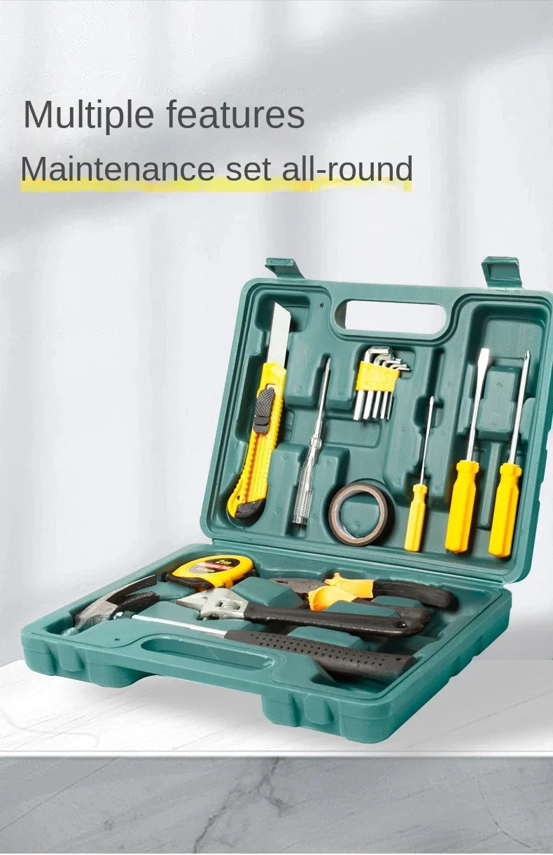 New Tools Car 12-Piece Emergency Toolbox Hardware Combination Tools Car Tool Kit Car Body Repair Tool Automobiles Accessories