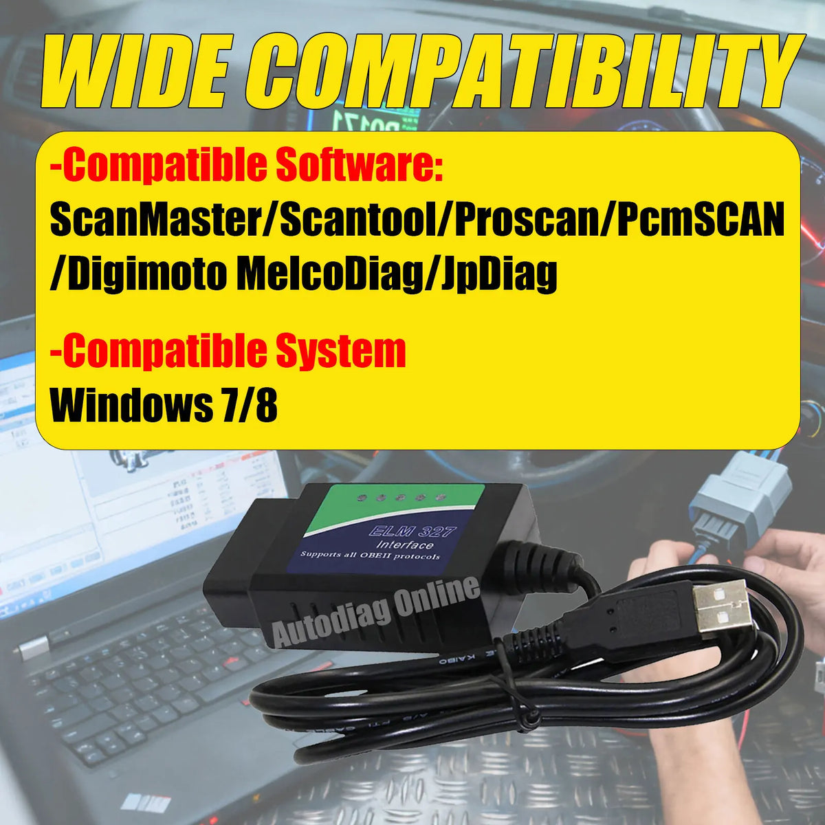 OBD2 Diagnostic Scanner Original PIC18F25K80 FTDI FT232RL OBDII Interface Scanner For ScanTool/MultiEcuScan ELM327 USB Scanner