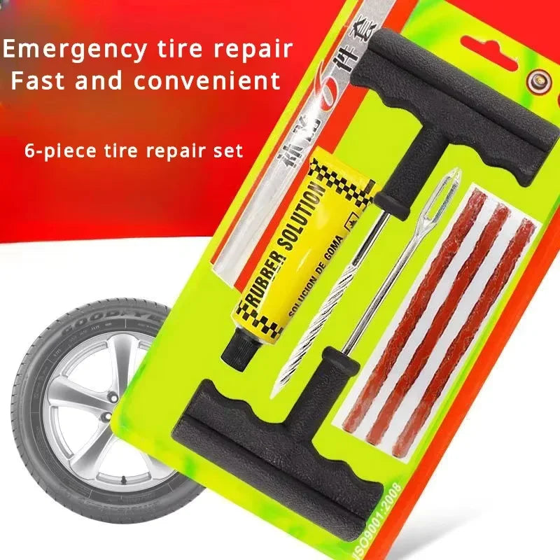 Tire Repair Magic. Quick Tire Repair Car Tire Repair Tool, Motorcycle Tubeless Wheel Tire Repair Kit, Puncture Plug, Garage Tool