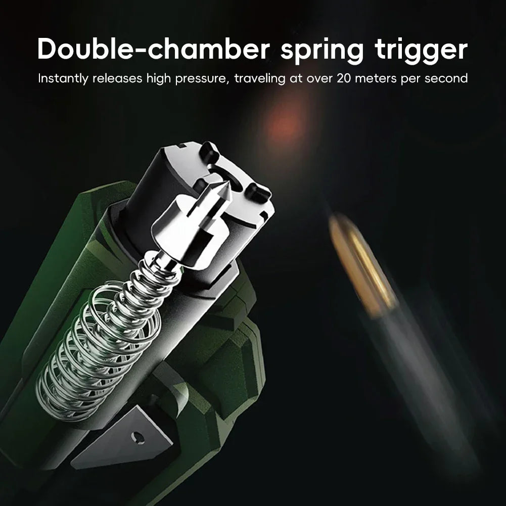 2-in-1 Car Emergency Hammer: Window Breaker & Seatbelt Cutter – Portable Safety Rescue Tool for Auto Escape