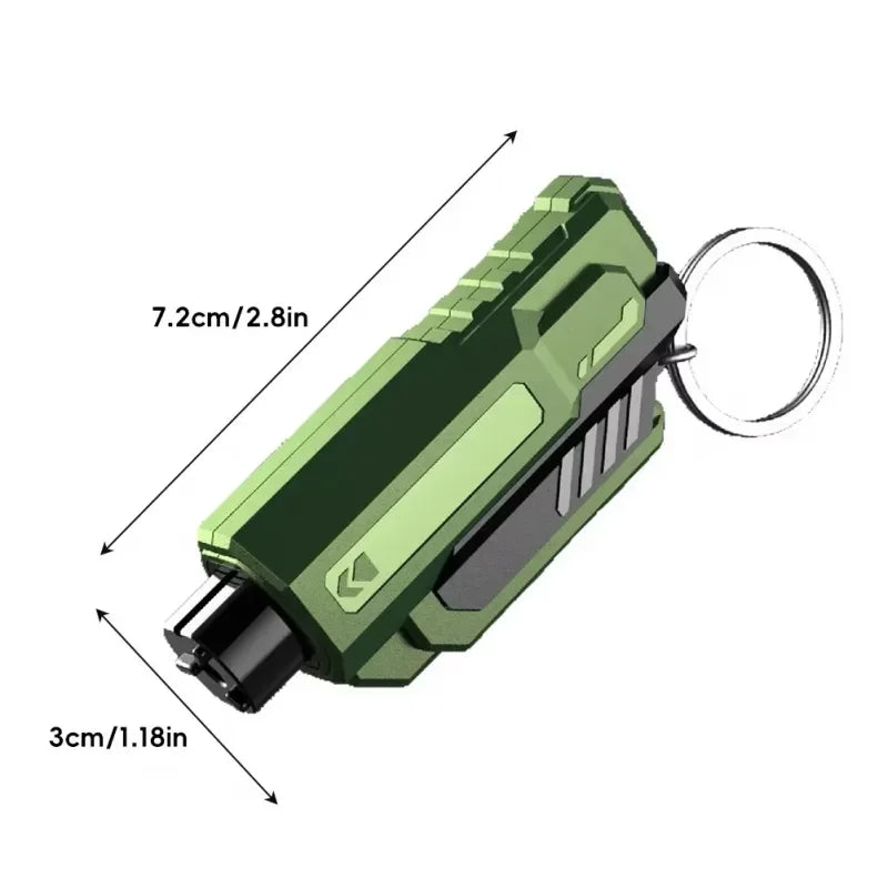 2-in-1 Car Emergency Hammer: Window Breaker & Seatbelt Cutter – Portable Safety Rescue Tool for Auto Escape