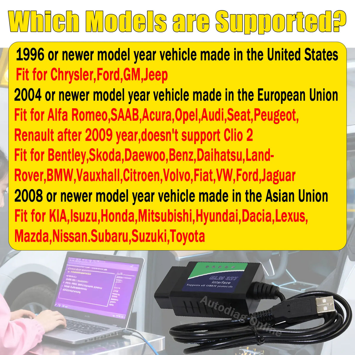 OBD2 Diagnostic Scanner Original PIC18F25K80 FTDI FT232RL OBDII Interface Scanner For ScanTool/MultiEcuScan ELM327 USB Scanner