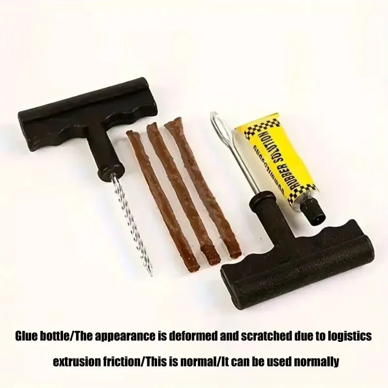 Tire Repair Magic. Quick Tire Repair Car Tire Repair Tool, Motorcycle Tubeless Wheel Tire Repair Kit, Puncture Plug, Garage Tool