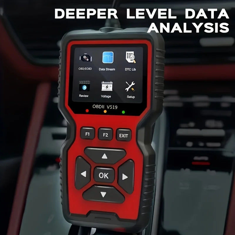 Professional Obd2 Scanner - Usb-Powered Car Diagnostic Tool with Real-Time Data Stream, Full-Featured Obd Ii Testing