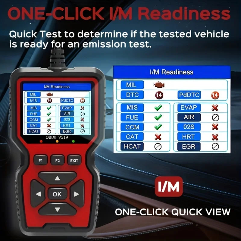 Professional Obd2 Scanner - Usb-Powered Car Diagnostic Tool with Real-Time Data Stream, Full-Featured Obd Ii Testing