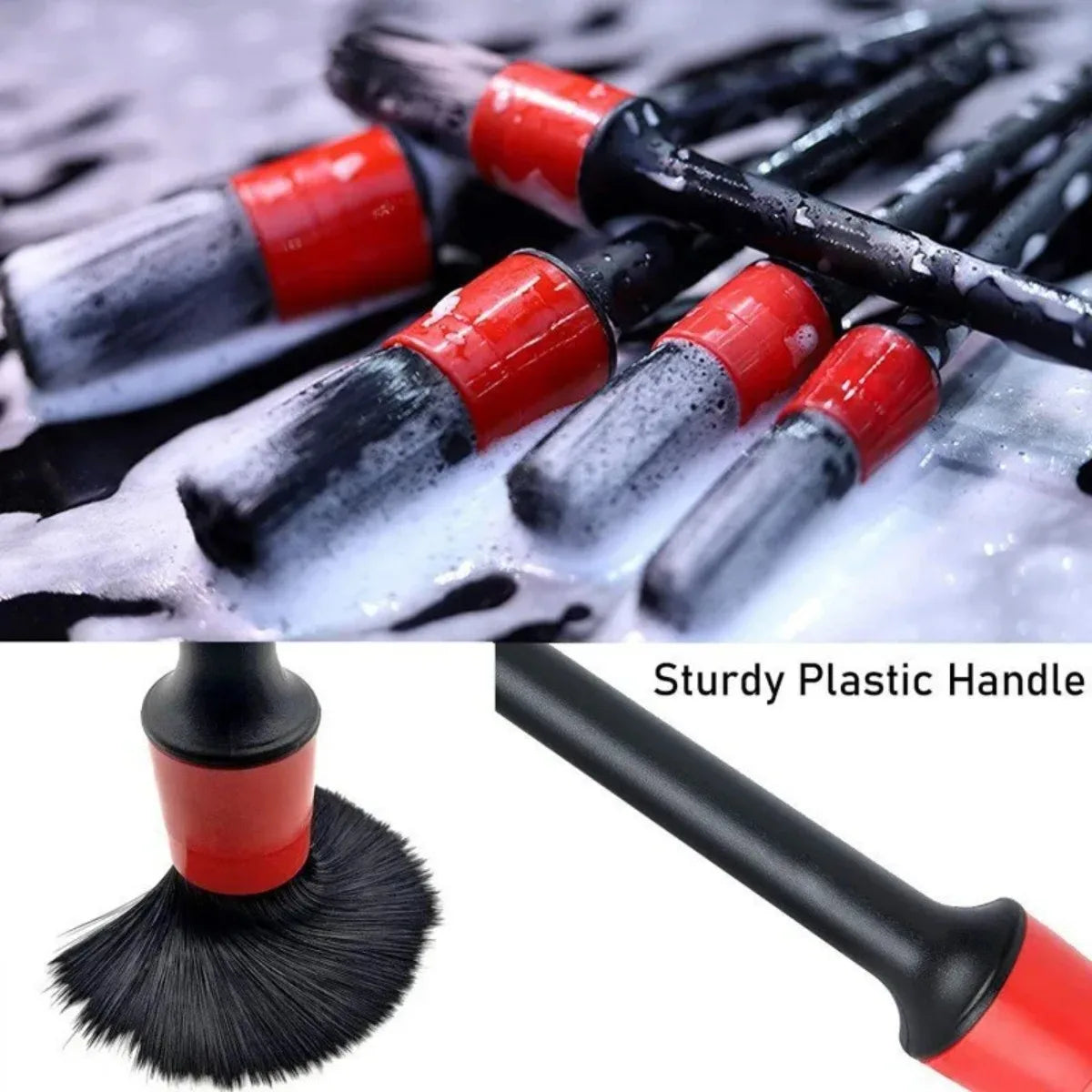 Car Cleaning Tools Kit Detailing Brush Set Wash Kit Interior Exterior Wheels Uses For Car Care