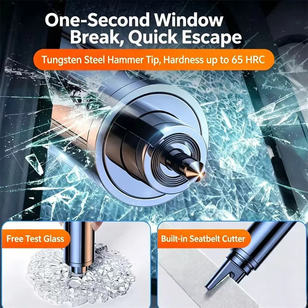 Car Emergency Hammer Cars Rescue Tools Safety Hammer Escape Seat Belt Cutter Lifesaving Auto Windows Glass Breaker Safety Hammer