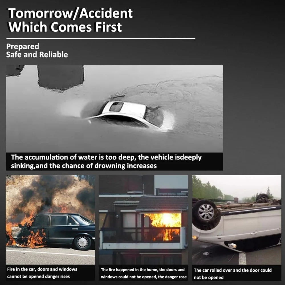 Car Emergency Hammer Cars Rescue Tools Safety Hammer Escape Seat Belt Cutter Lifesaving Auto Windows Glass Breaker Safety Hammer