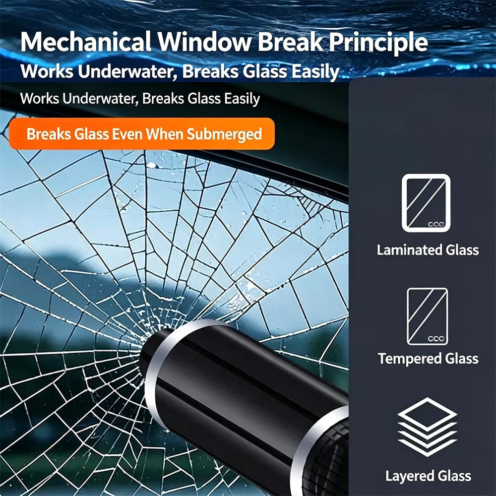 Car Emergency Hammer Cars Rescue Tools Safety Hammer Escape Seat Belt Cutter Lifesaving Auto Windows Glass Breaker Safety Hammer