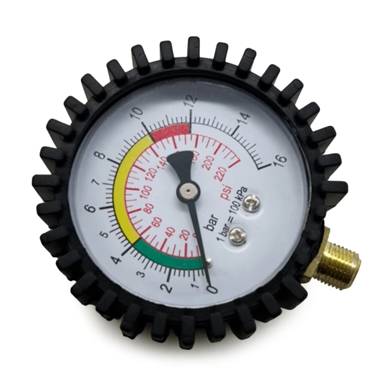 Tire Pressure Gauge 0-220psi Professional Accuracy Heavy Duty Air Pressure Gauge for Bike Motorcycles for Cars Trucks