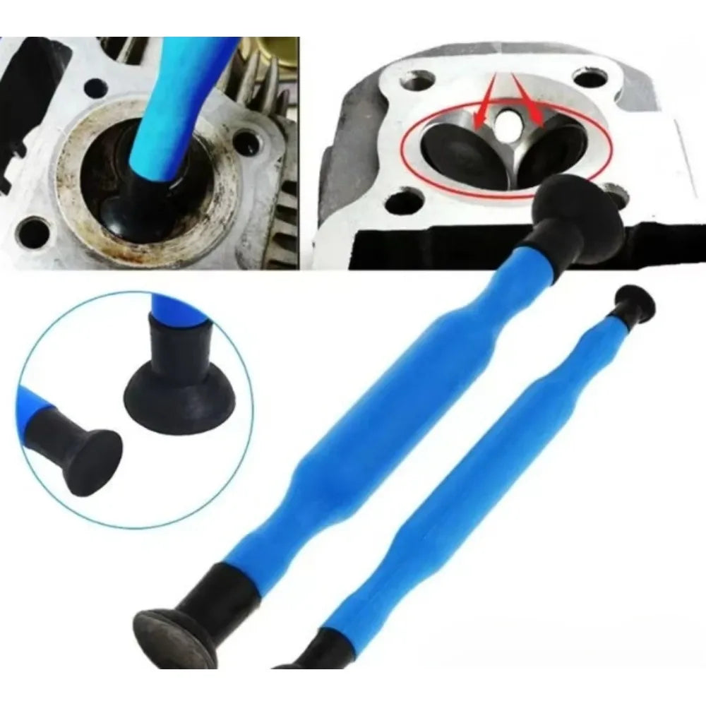 1 pair Manual Grinding Tools for Car Repairs: Valve Grinding Rods, Suction Cup Grinding, Rubber Tap Grinding